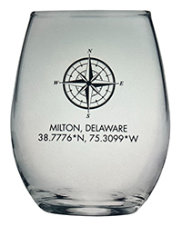 Milton Stemless Wine Glass