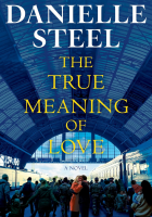 Couple hugging inside a train station book cover Daniel Steel True Meaning of Love